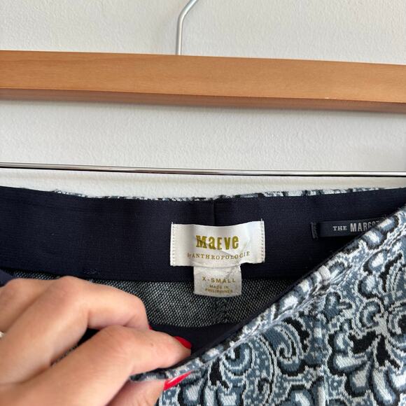 Anthropologie Maeve The Margot Kick-Flare Pull On High Rise Cropped Pants - Picture 5 of 8